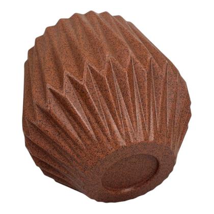 Imagem de Jogo de 2 Vasos para plantas luxo decoração de casa e jardim romana e origami