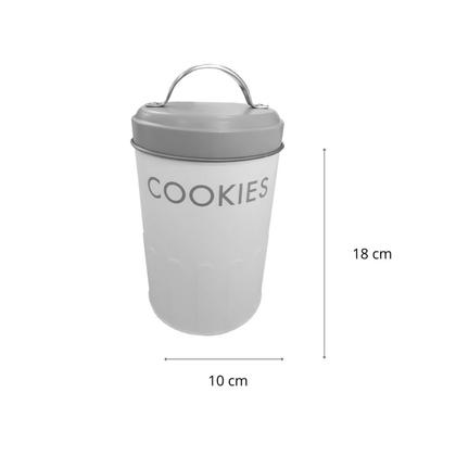 Imagem de Jogo de 3 Latas Porta Mantimentos Coffee Cookies Sugar 18x10cm - Wp Connect