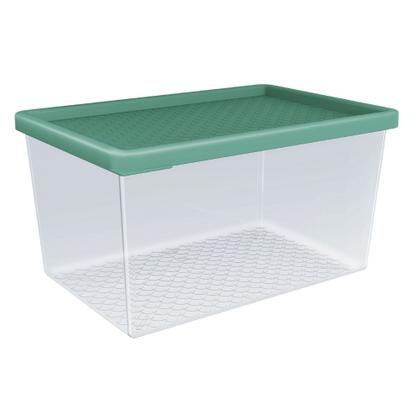 Imagem de Jogo De 3 Potes Organizadores Com Tampa Multiuso Porta Mantimentos Cozinha 2,9L UZ