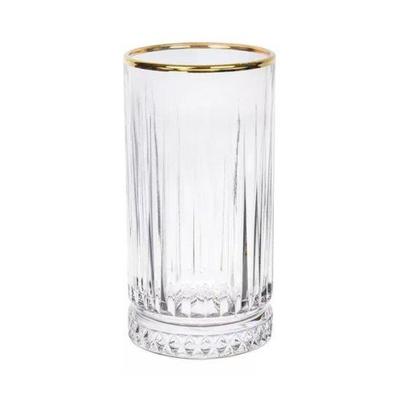 Imagem de Jogo de 4 Copos ALTOS com Borda Dourada Elysia 450ML - Pasabahce