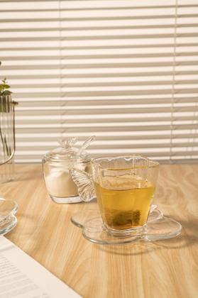 Imagem de Jogo De 4 Xícaras 180ml Para Chá Borboleta Wolff