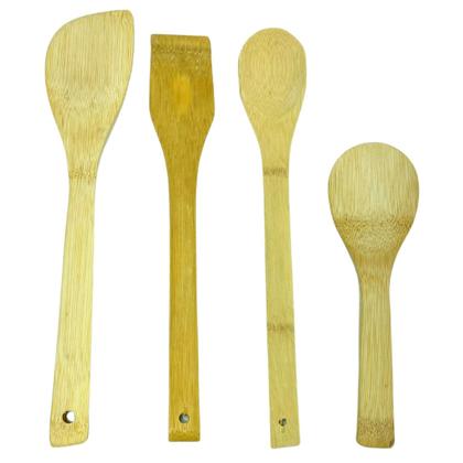 Imagem de Jogo De 5 Peças De Bambu Utensilio De Cozinha Ecos 1 Un