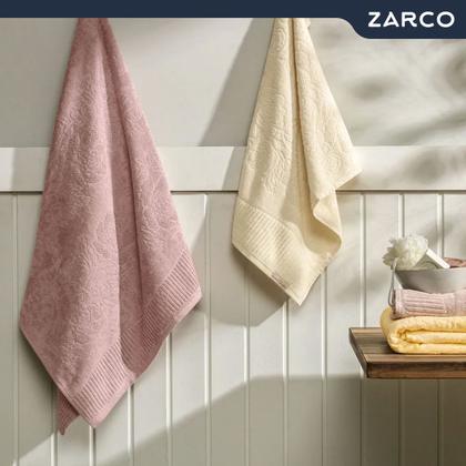 Imagem de Jogo de 5 Toalhas Fio Penteado Grace Banho e Rosto 100% Algodão Navalhado Macias Karsten