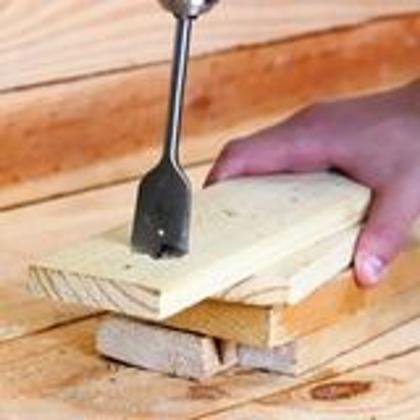 Imagem de Jogo De 6 Brocas Chatas Para Madeira 3/8 - 1 4dl