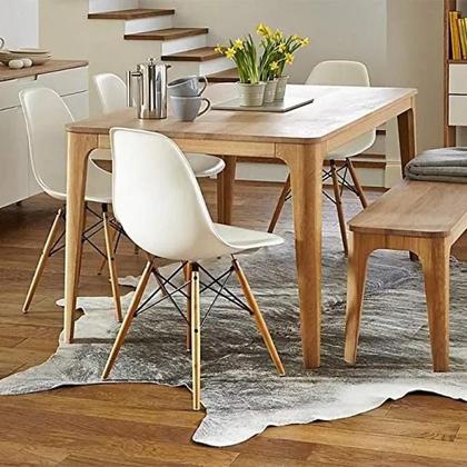 Imagem de Jogo de 6 Cadeiras Charles Eames Wood Design Eiffel Espaço Branco