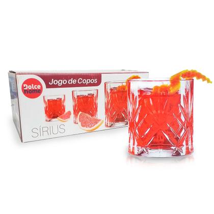 Imagem de Jogo De 6 Copos Para Whisky 320ml Sírius Dolce Home