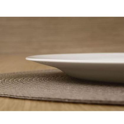 Imagem de Jogo de 6 Pratos Rasos Conjunto Duralex Grande Brancos Opaline Menu Nadir Figueiredo em Vidro Temperado