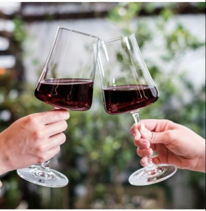 Imagem de Jogo De 6 Taças Cristal Bohemia Titanium Xtra Somellier Vinho Tinto 560ml