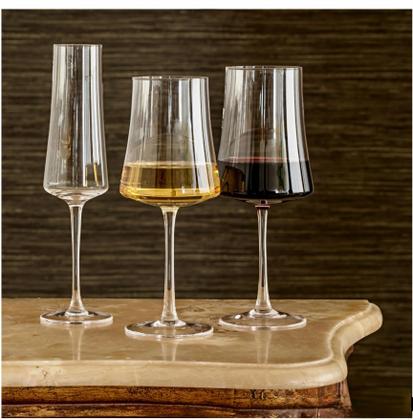 Imagem de Jogo De 6 Taças Cristal Bohemia Titanium Xtra Somellier Vinho Tinto 560ml