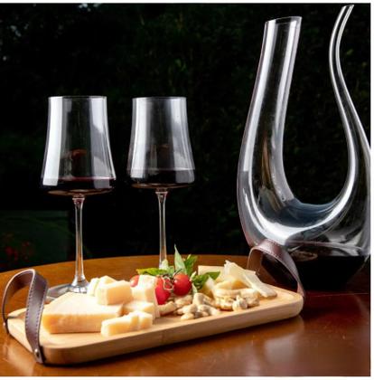 Imagem de Jogo De 6 Taças Cristal Bohemia Titanium Xtra Somellier Vinho Tinto Branco 360ml