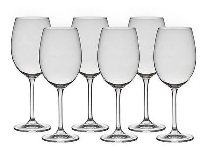 Imagem de Jogo De 6 Taças Vinho Tinto 450ml Cristal Bohemia Titanium
