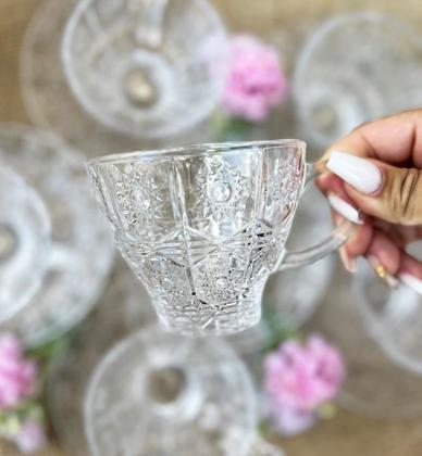 Imagem de Jogo de 6 Xícaras com Pires de Café e Chá 220ml