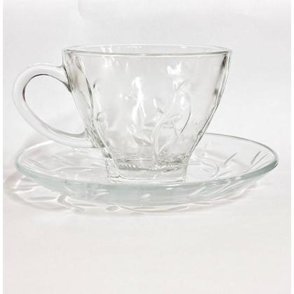 Imagem de Jogo de 6 Xícaras com Pires de Café e Chá 220ml