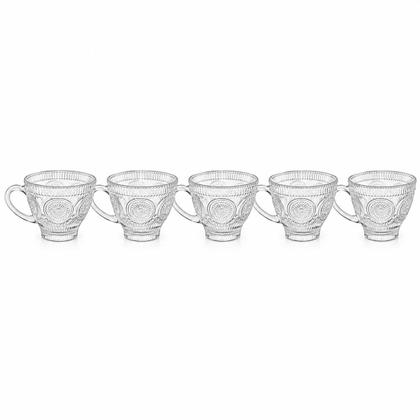 Imagem de Jogo de 6 Xícaras de Vidro de Café e Chá SEM PIRES 200ml