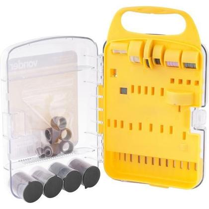 Imagem de Jogo de acessórios p/ microrretífica c/ 181 pç arv181 Vonder