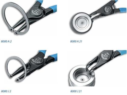 Imagem de Jogo de Alicate Extrator De Aneis 4 Peças Gedore C8000A J4