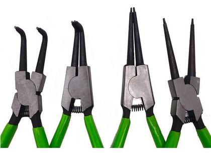 Imagem de Jogo De Alicate Para Trava Anel 4 Peças Interno E Externo