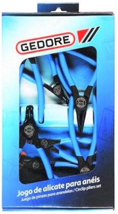 Imagem de Jogo De Alicates Para Anéis 4 Peças C8000A Gedore