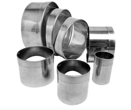 Imagem de Jogo De Aros Cortadores Redondos 7 Peças Com 4 Cm De Altura