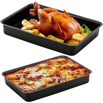 Imagem de Jogo De Assadeira 03 Pçs + Luva + Pincel + Descanso Panela