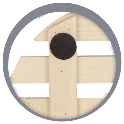 Imagem de Jogo de Assadeiras Forma Retangular 03 Peças Antiaderentes + Descanso de Panela Redondo Madeira