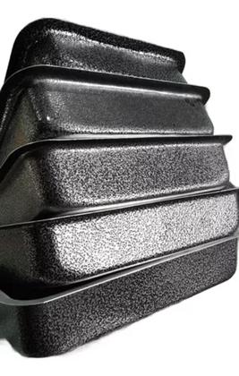 Imagem de Jogo de assadeiras formas retangular tabuleiro quadrada pintada color 5 pçs