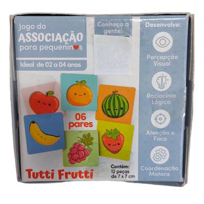 Imagem de Jogo de Associação E Memória Interativo Tutti-Frutti Frutas Primeiros Passos Cooper Fun