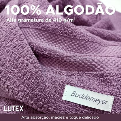 Imagem de Jogo De Banho Buddemeyer Vanilla Extra Soft 100% Algodão Toalha Alta Absorção Macia Grande 4 Peças