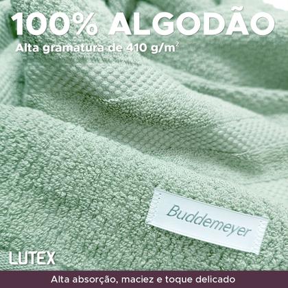 Imagem de Jogo De Banho Buddemeyer Vanilla Extra Soft 100% Algodão Toalha Alta Absorção Macia Grande 4 Peças
