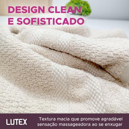 Imagem de Jogo De Banho Buddemeyer Vanilla Extra Soft 100% Algodão Toalha Alta Absorção Macia Grande 4 Peças