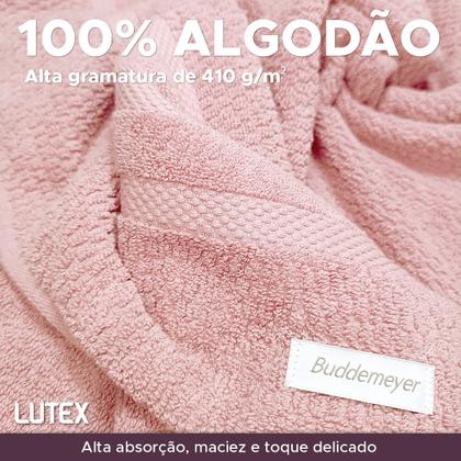 Imagem de Jogo De Banho Buddemeyer Vanilla Extra Soft 100% Algodão Toalha Alta Absorção Macia Grande 4 Peças