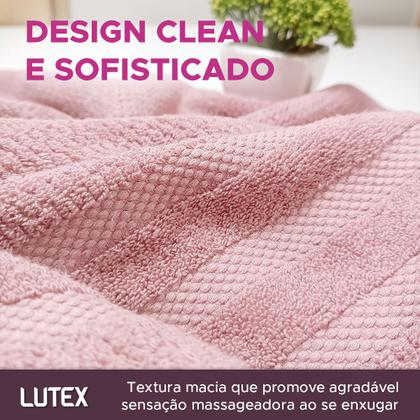 Imagem de Jogo De Banho Buddemeyer Vanilla Extra Soft 100% Algodão Toalha Alta Absorção Macia Grande 4 Peças