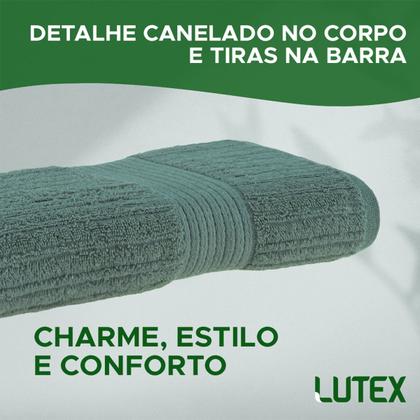 Imagem de Jogo De Banho Gigante Buddemeyer - Toalha Banhão Fio Penteado Canelado - 100% Algodão - Kit 4 Peças