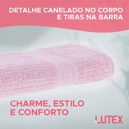 Imagem de Jogo De Banho Gigante Buddemeyer - Toalha Banhão Fio Penteado Canelado - 100% Algodão - Kit 4 Peças
