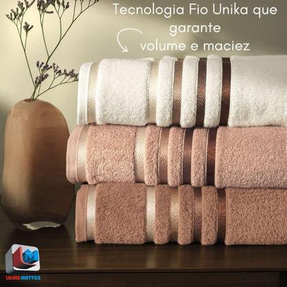 Imagem de Jogo de Banho Karsten Lumina 4pçs 100% Algodão Penteado Fio Unika