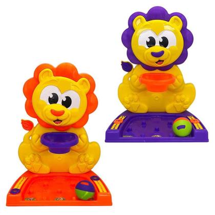 Imagem de Jogo De Basquete Infantil Com Cesta Divertida De Leão