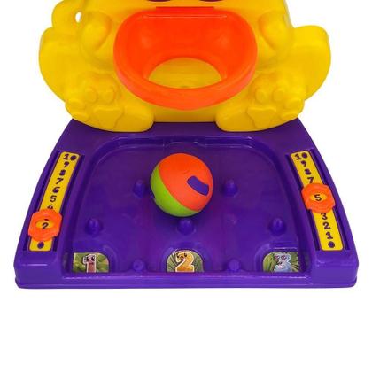 Imagem de Jogo De Basquete Infantil Com Cesta Divertida De Leão