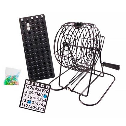 Imagem de Jogo de Bingo Completo Tradicional Globo Giratório 245 pçs IM42067 - Imporiente