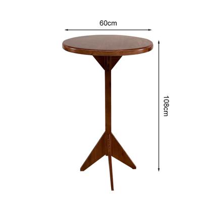 Imagem de Jogo de Bistrô com 3 Banquetas em Madeira Maciça Imbuia