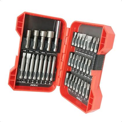 Imagem de Jogo de Bits 33 Peças CR-V com Estojo Noll Parafusadeira