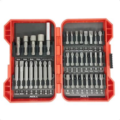 Imagem de Jogo de Bits 33 Peças CR-V com Estojo Noll Parafusadeira