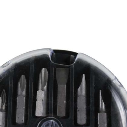 Imagem de Jogo de Bits 7 Peças Aço Cromo Vanádio - Phillips PH1, PH2, PH3 e Fenda 3, 5, 6