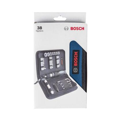 Imagem de Jogo de Bits Bosch p/ Aparafusar c/ 38 Peças 2 607 017 511
