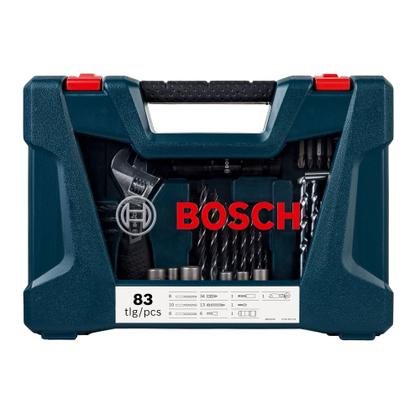 Imagem de Jogo de Bits Bosch p/ Aparafusar c/ 83 Peças 2 607 017 403