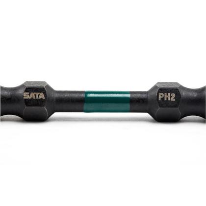 Imagem de Jogo De Bits Duplo De Impacto Philips Ph2 X 110Mm 10 Pç Sata