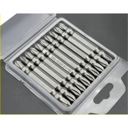 Imagem de Jogo de bits duplos 65mm para parafusadeira com ponta magnetica