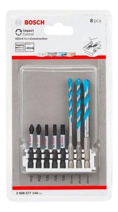 Imagem de Jogo De Bits E Brocas Hex 9 Multiconstruction Bosch