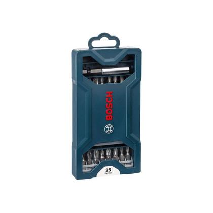 Imagem de Jogo De Bits E Pontas 25pçs Com Estojo Mini X-line Bosch