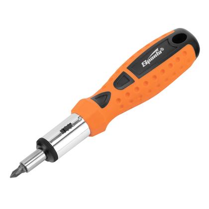 Imagem de Jogo de bits e soquetes, cabo anatomico reversivel com catraca, 14 pcs // sparta