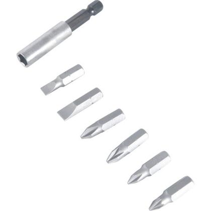 Imagem de Jogo de bits encaixe sextavo 1/4" com 7 peças